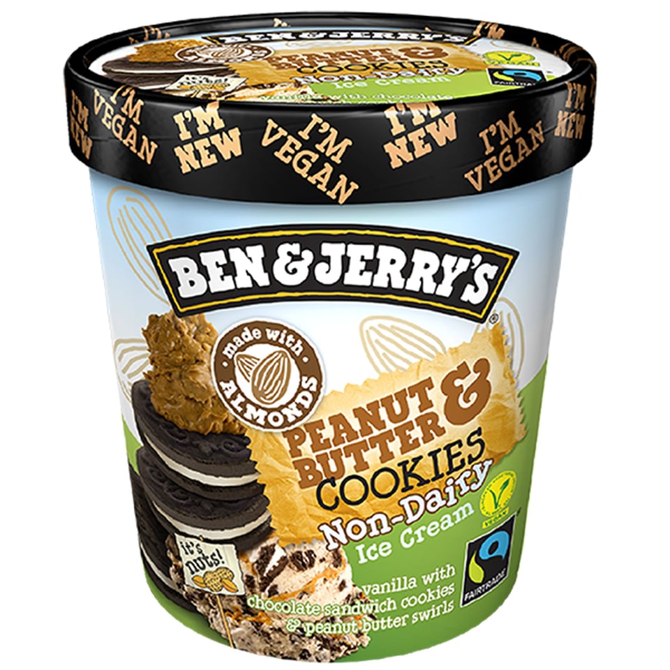 Ben & Jerry's Dairy Free Peanut Butter & Cookies 500ml