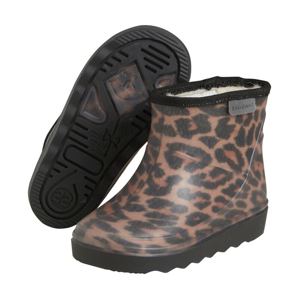 Enfant Thermo Boots Short Leopardo