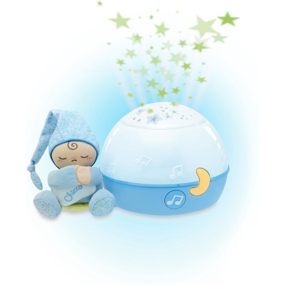 Chicco Goedenacht Projector Blauw
