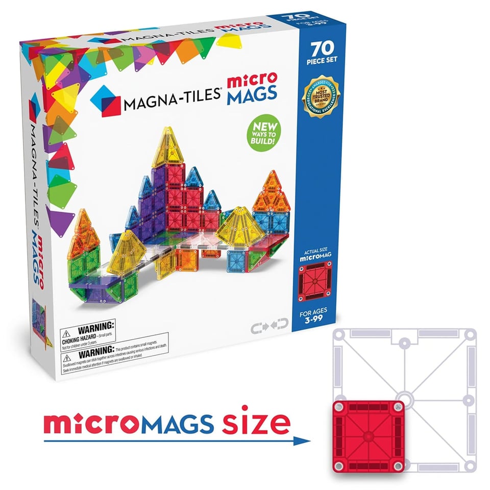 Magna-Tiles microMAGS 70 Pcs