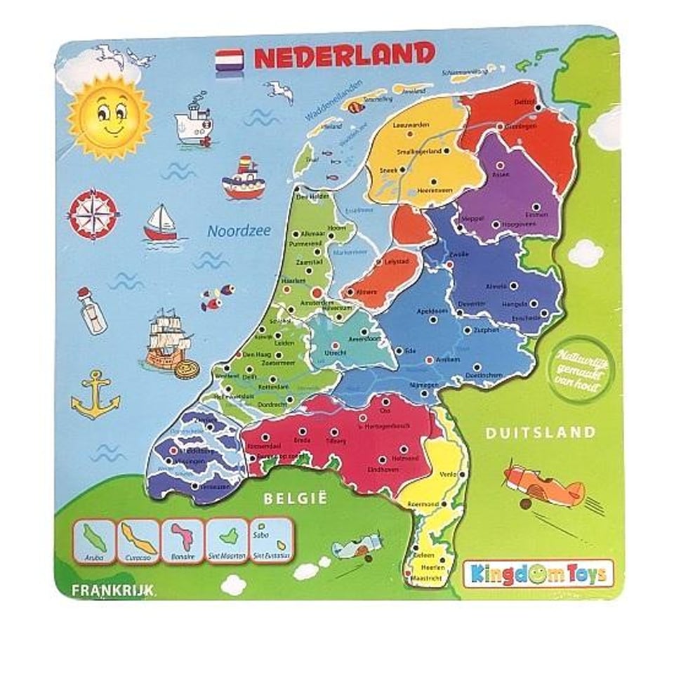 Houten Puzzel - Nederland