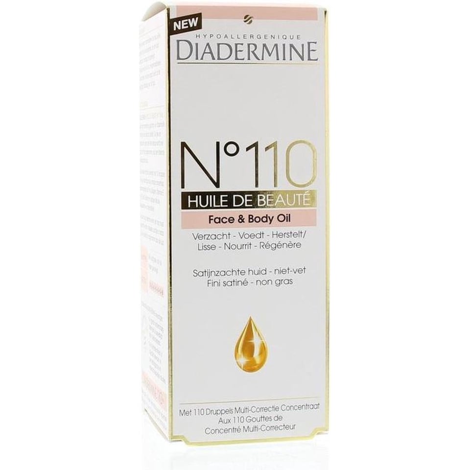 Diadermine No 110 Crème De La Beaute Olie - 1 Stuk