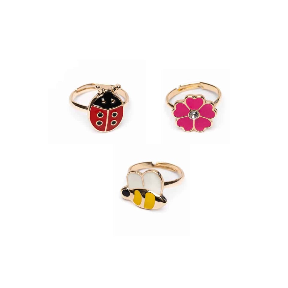 Great Pretenders Ladybug Garden Ring Set