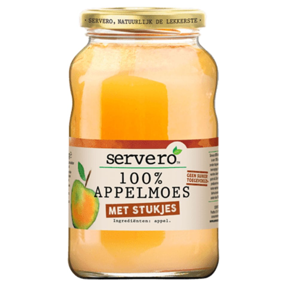 Servero 100% Appelmoes Met Stukjes