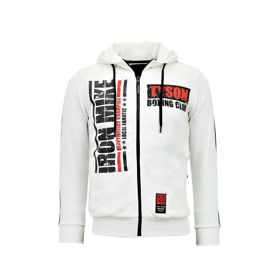 Exclusieve Heren Joggingpak - Iron Mike Tyson Boxing - Wit