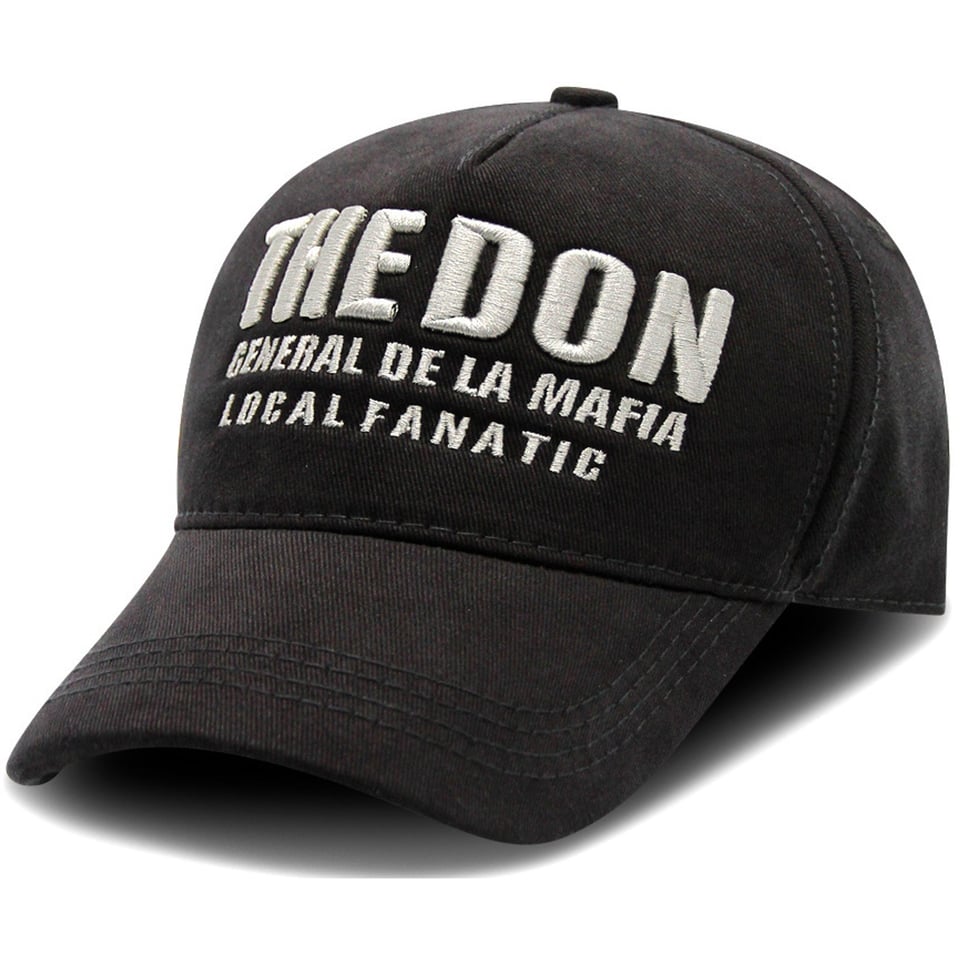 Baseball Cap Heren - The Don - Zwart - One Size