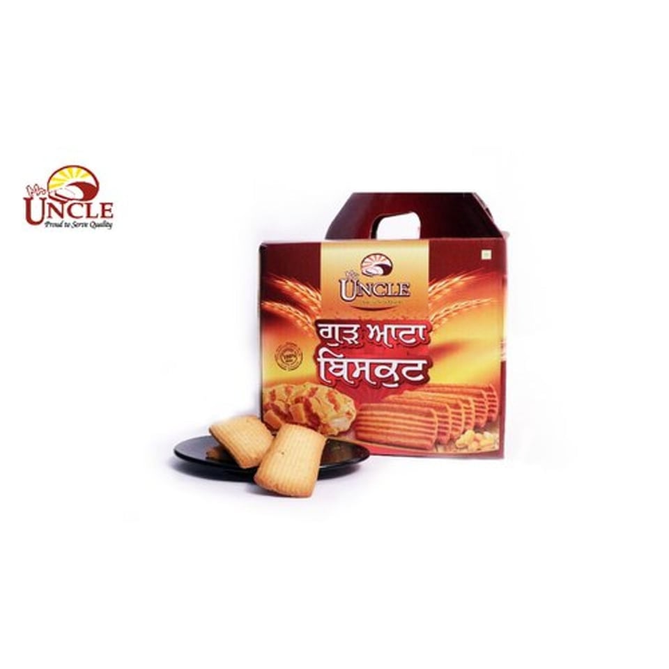 Uncle Gur Atta Biscuits 454Gr