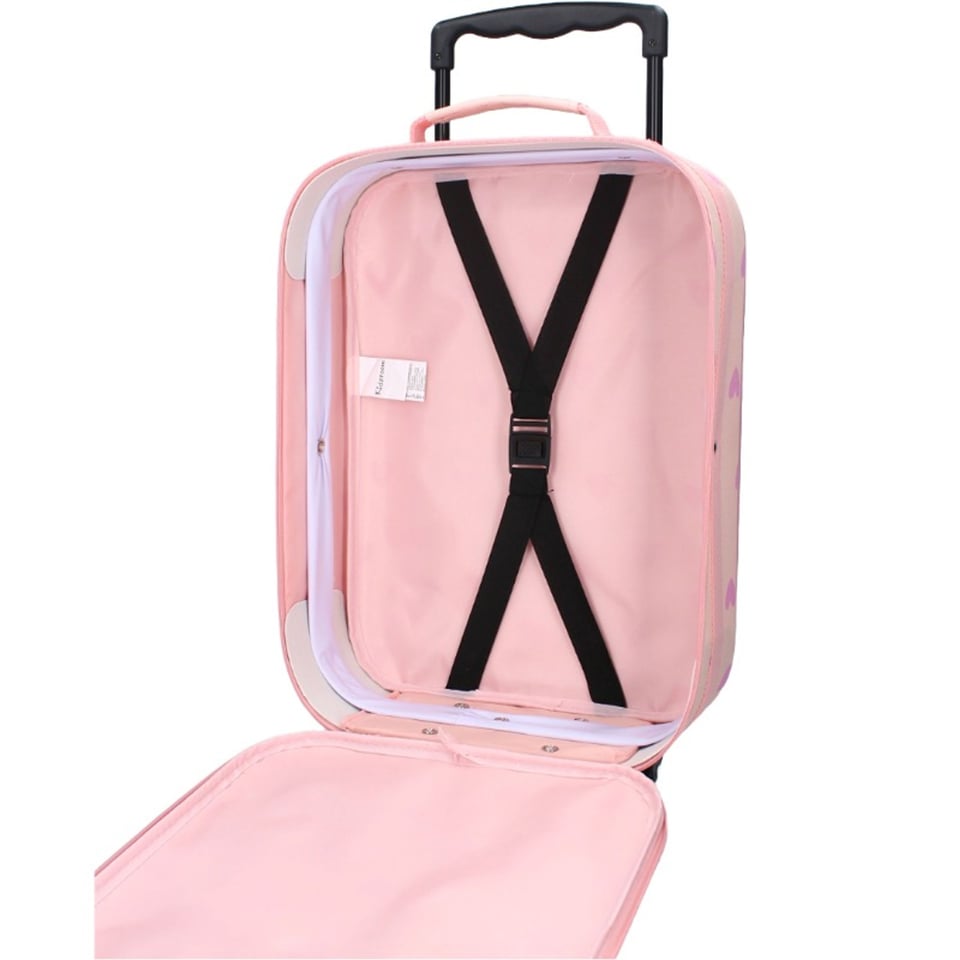 Kidzroom Trolley Koffer Hartjes