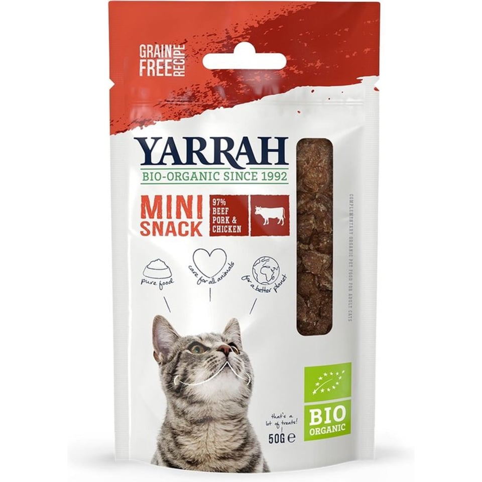 Yarrah Bio Kat Mini Snacks 50G