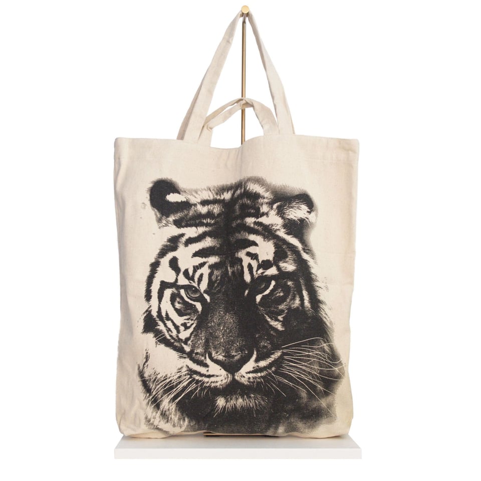 Tote Bag Amsterdam Houses Black