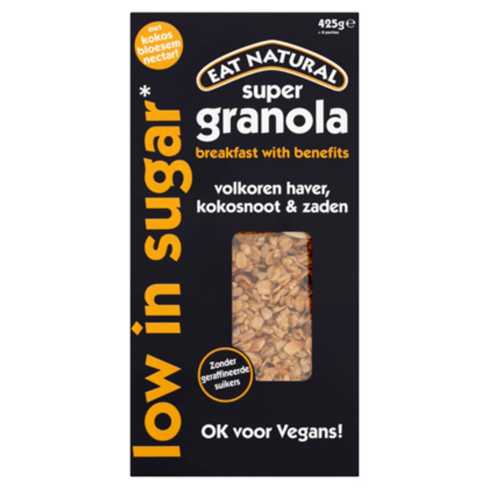 Eat Natural Super Granola Low in Sugar Volkoren