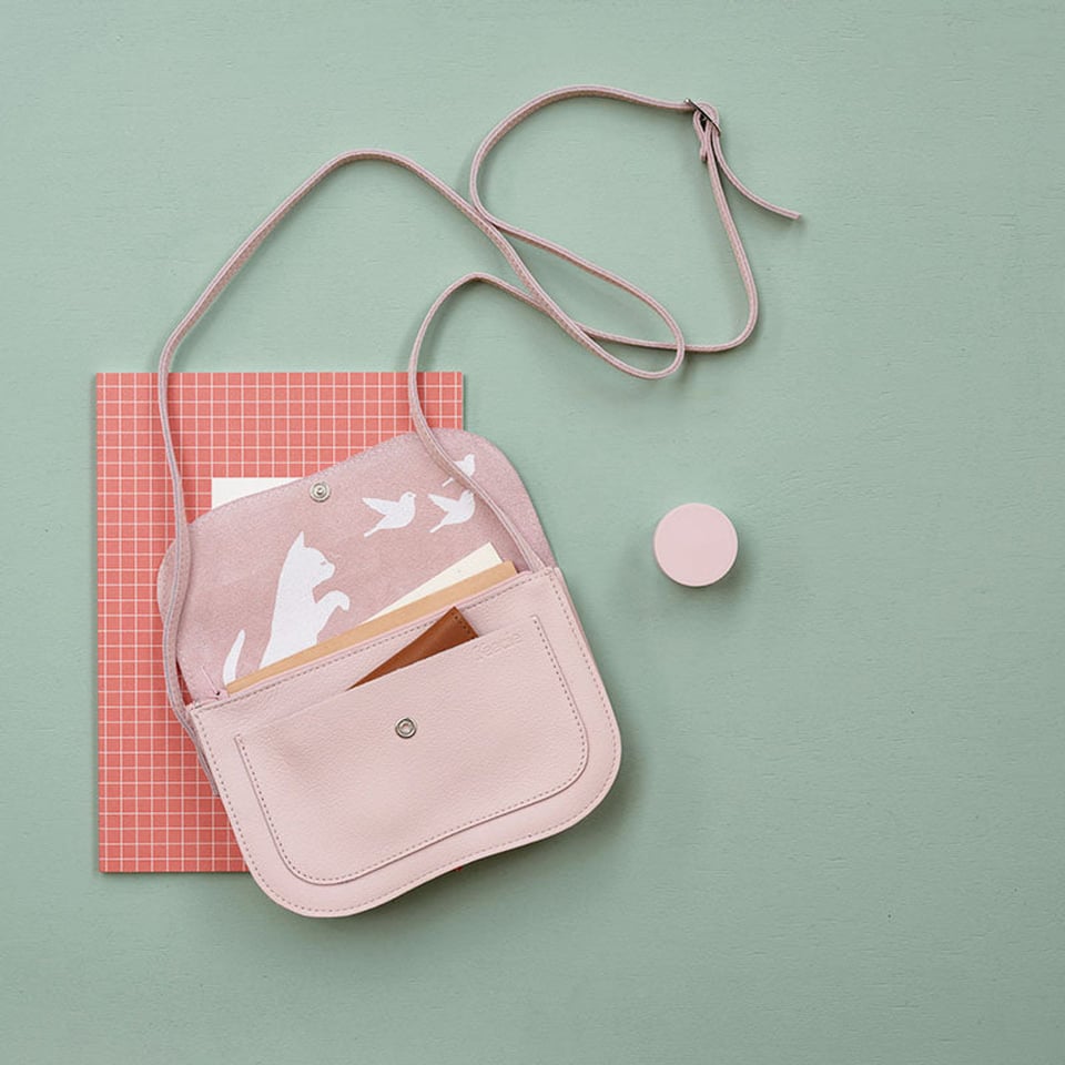 Keecie Tas Cat Chase, Powder Pink
