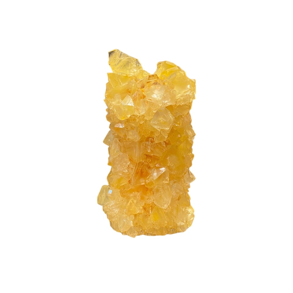 Isaac Monte - Crystal Vase Mini - Yellow