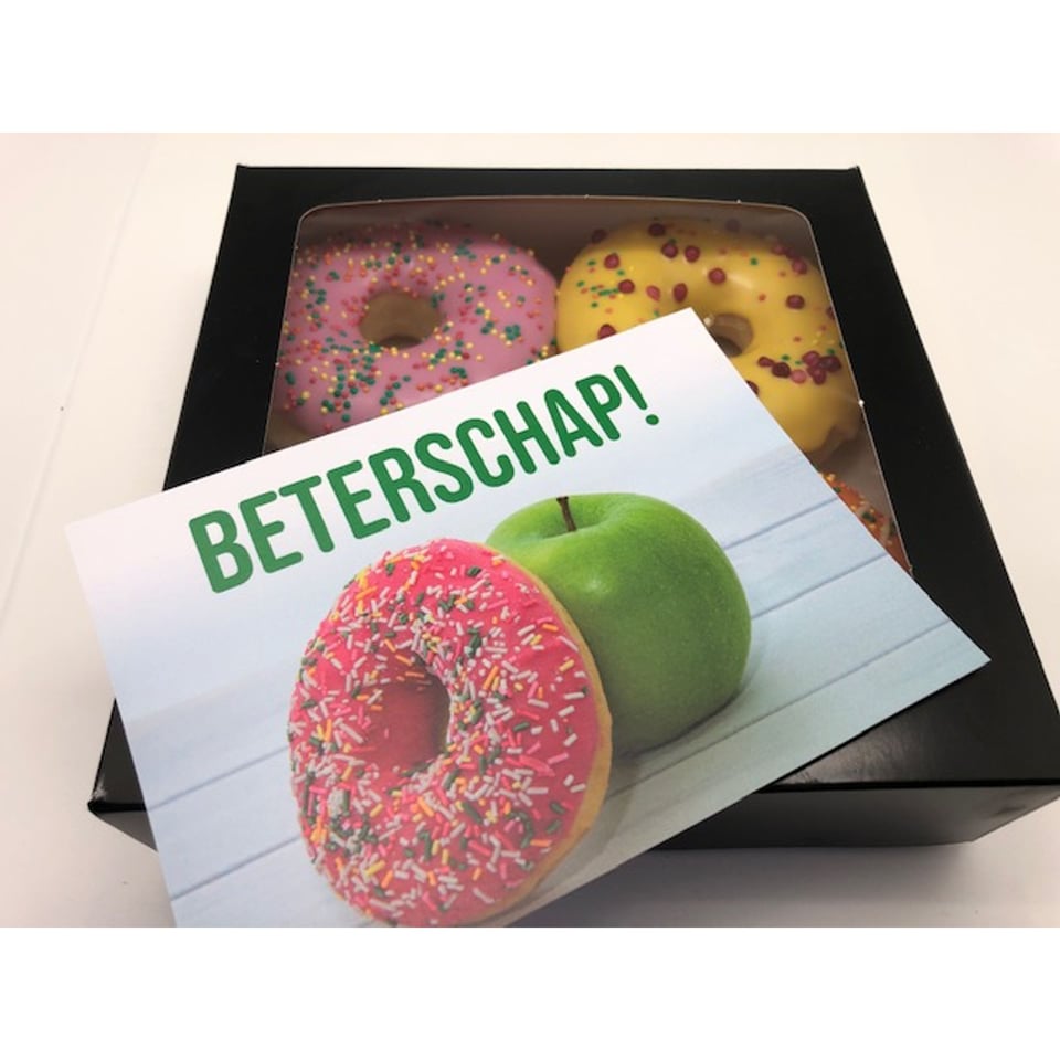 Beterschap Donutbox Met Kaart