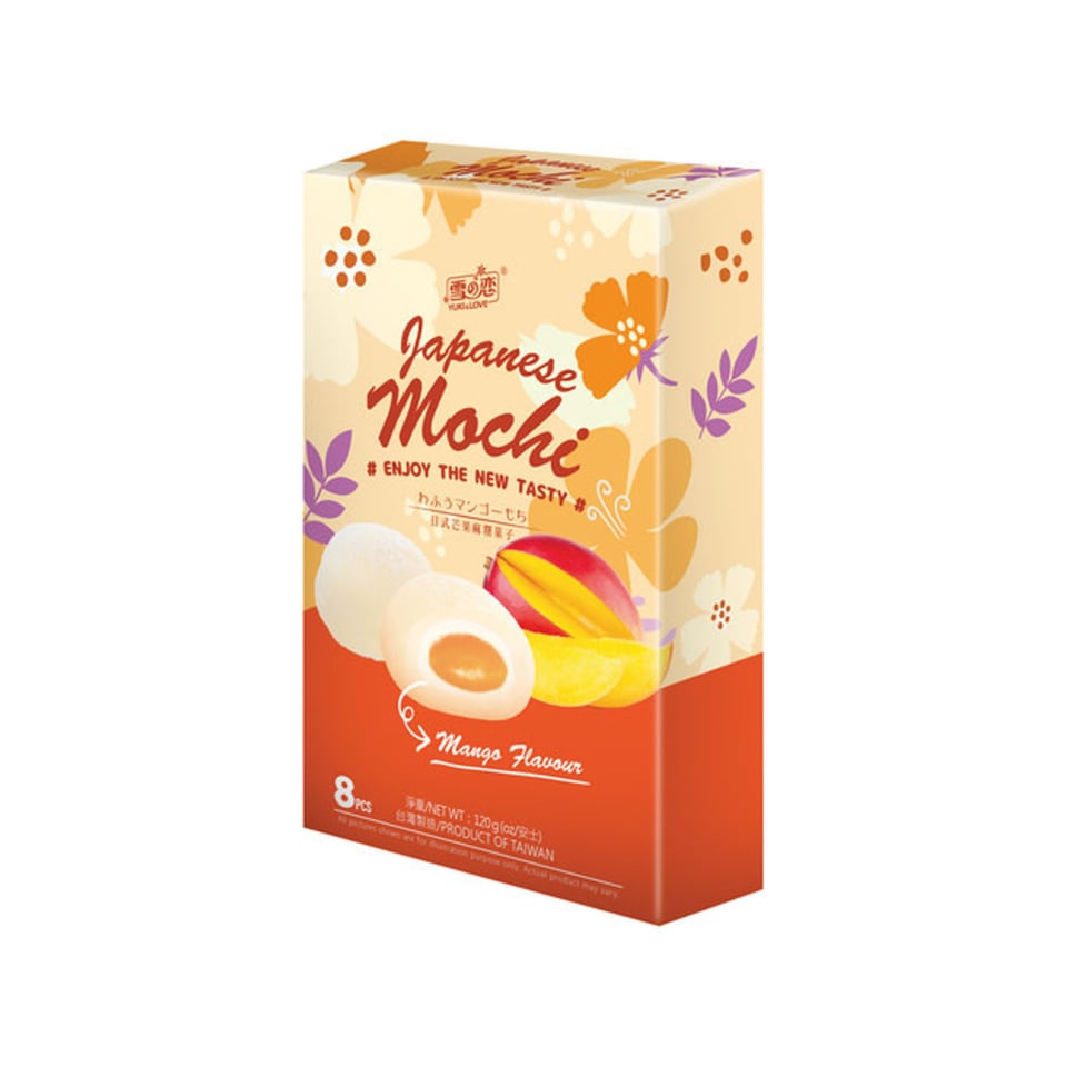 Yuki & Love Mochi Rice Cake Mango 120g
