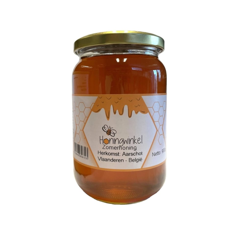 Zomerhoning 900g Nederland Honingwinkel (vloeibaar) - 900g