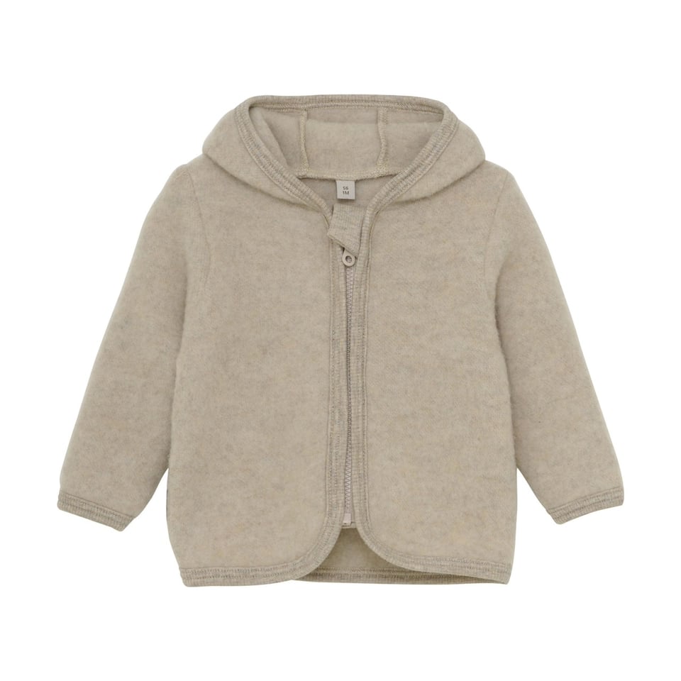 Huttelihut Jacket Wool Fleece Camel Melange