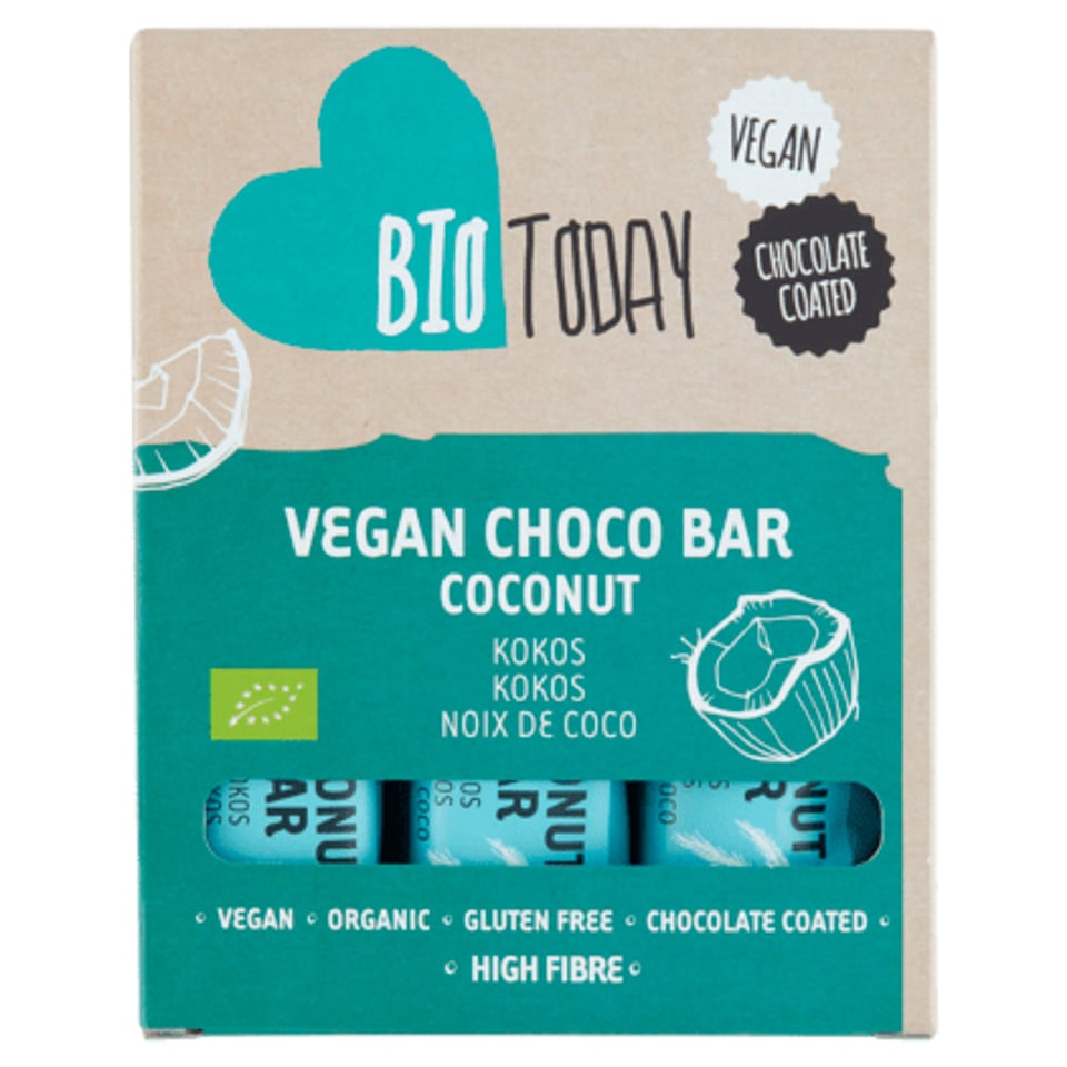 Smaakt Vegan Coconut Bar 3 Stuks Biologisch