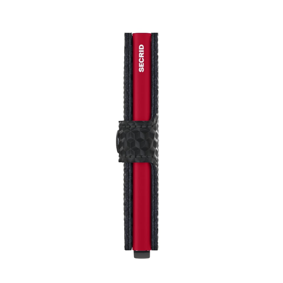 Secrid Miniwallet cubic black - red