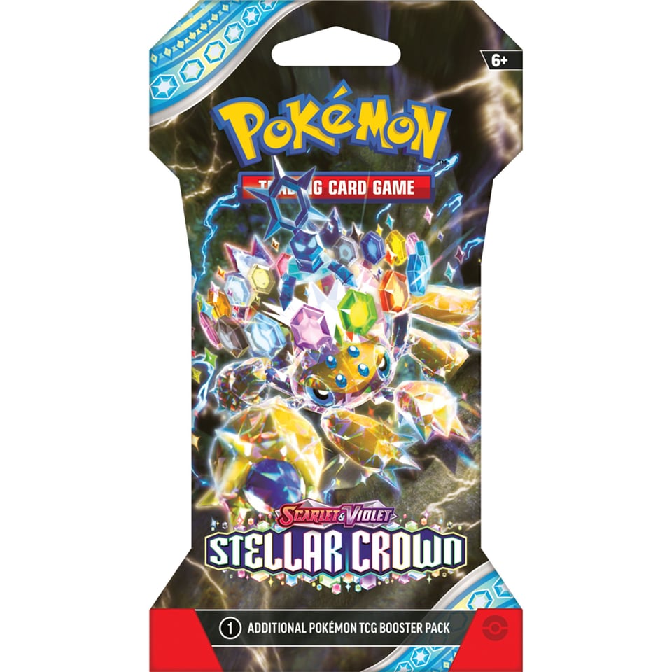 Pokémon Scarlet & Violet Stellar Crown Sleeved Boosterpack