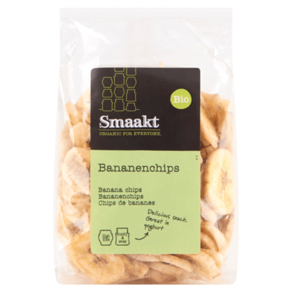 Smaakt Bananenchips Biologisch