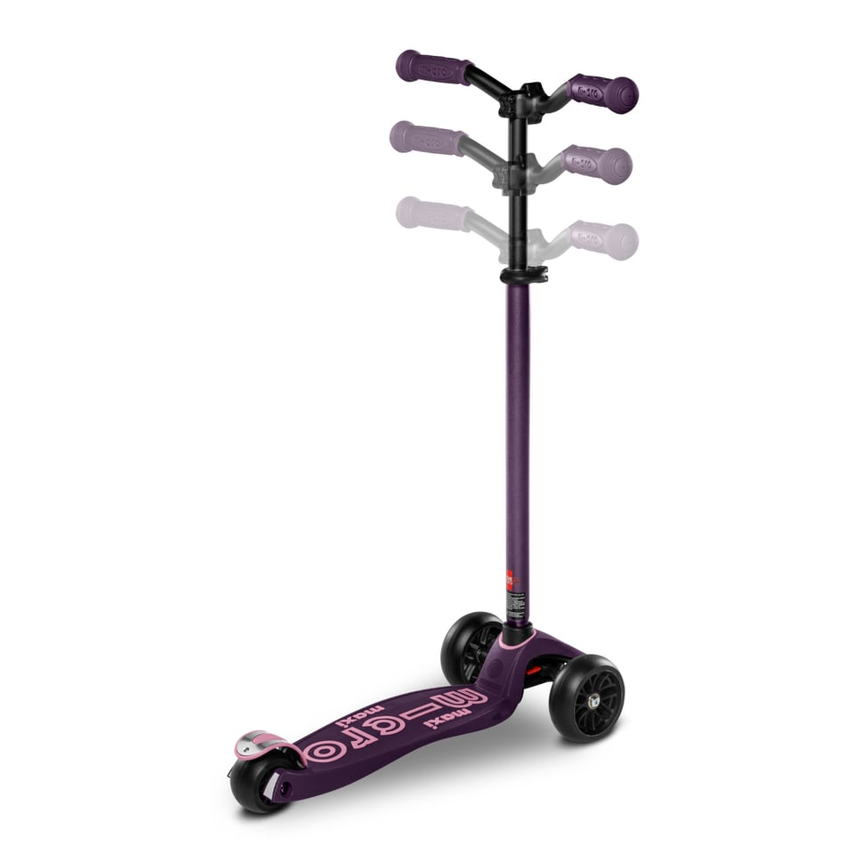 X Maxi Micro Step Pro Paars + LED Wielen - -