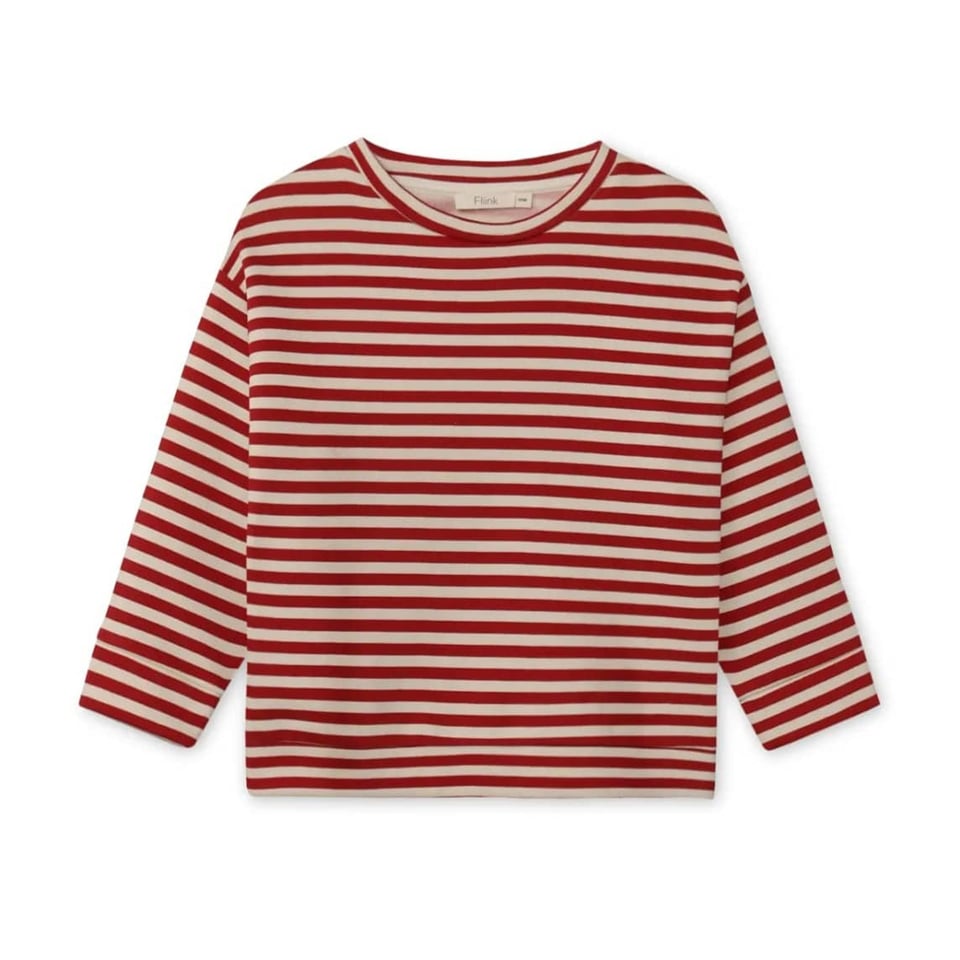 Fliink Alvin Sweatshirt Pompeian Red/ Sandshell
