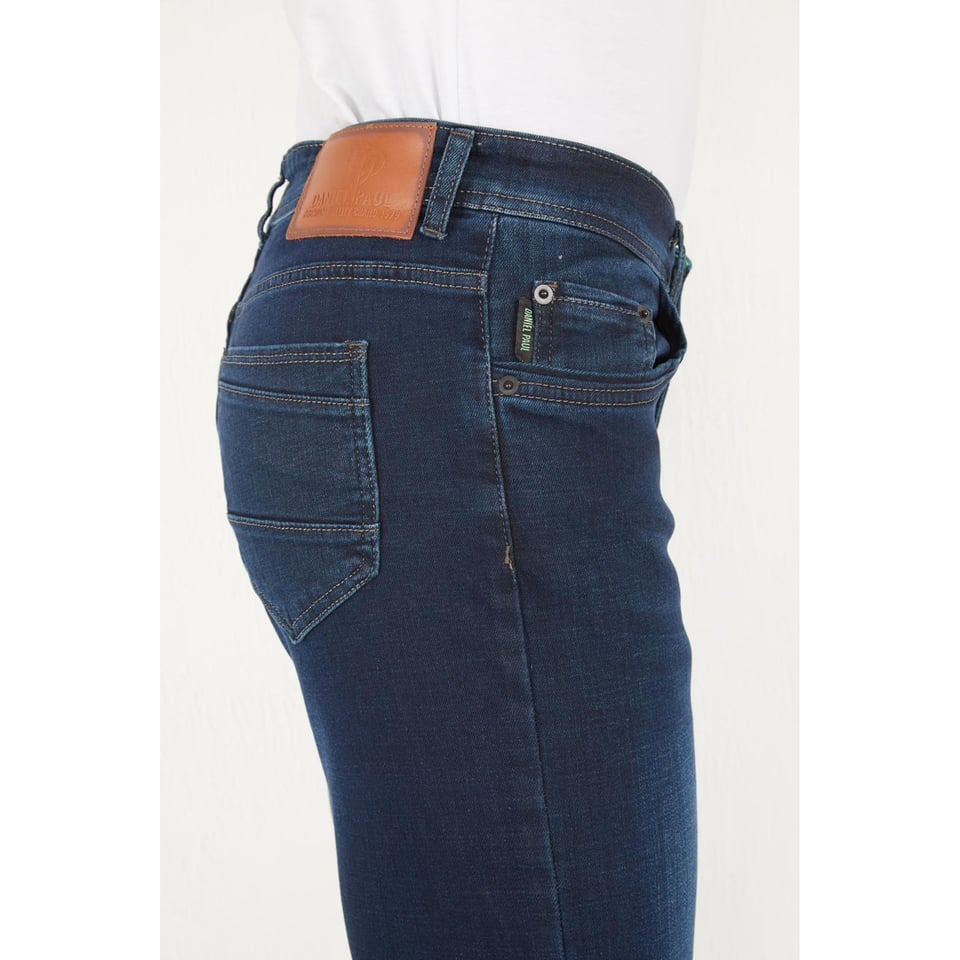 Jeans Heren Regular Fit Donkerblauw - DP11 - Blauw