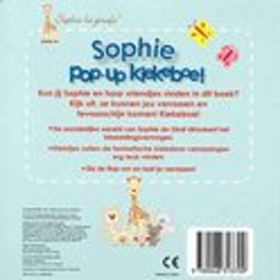 Sophie De Giraf Pop-up Boek Kiekeboe!