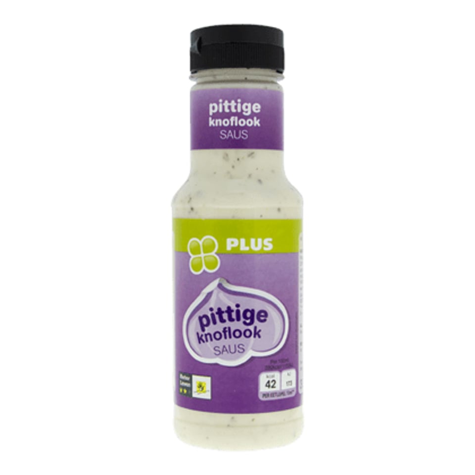 PLUS Tafelsaus Pittige Knoflooksaus