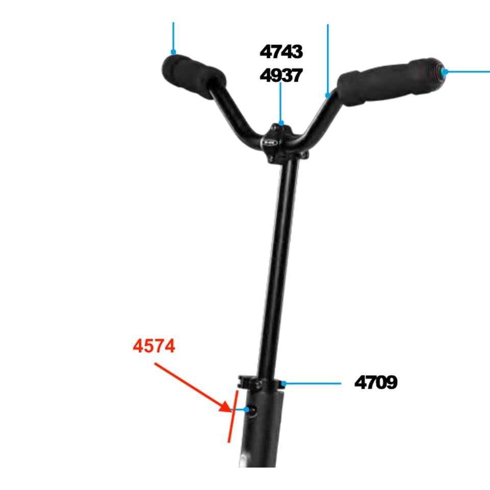 Kunststof Sleeve Stuur Micro Metropolitan (4574)