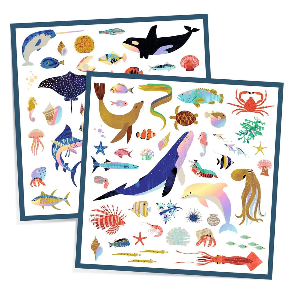 Djeco Stickers Textures - Oceaan