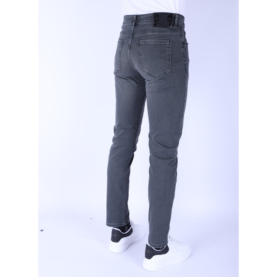 Heren Super Stretch Denim Regular Fit - DP55 - Grijs/Groen