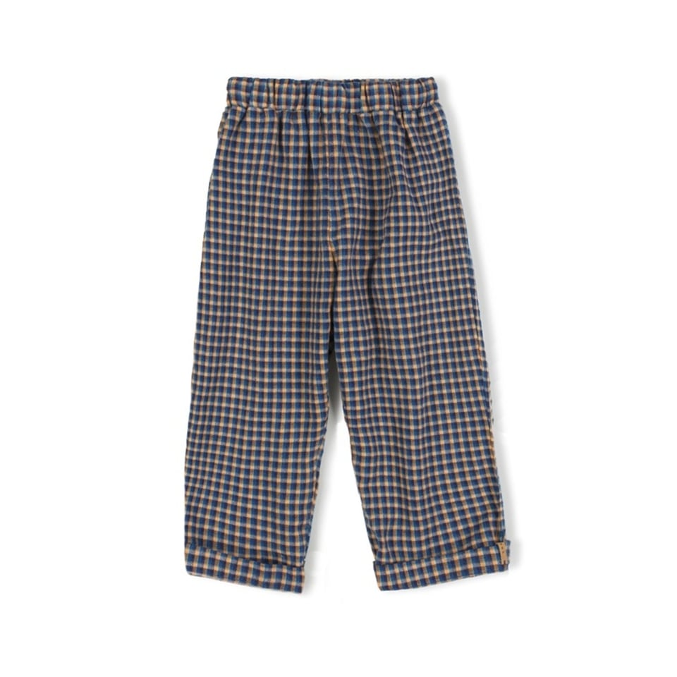 ボトムス Nixnut  Stic pants (Indigo checkered) 92 Nixnut Stic Pants Indigo Checkered - 128 | Peddler