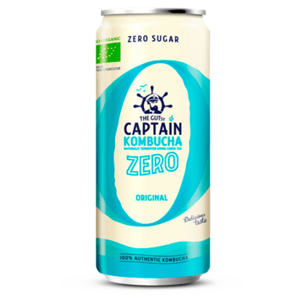 The Gutsy Captain Kombucha Zero Original Bio