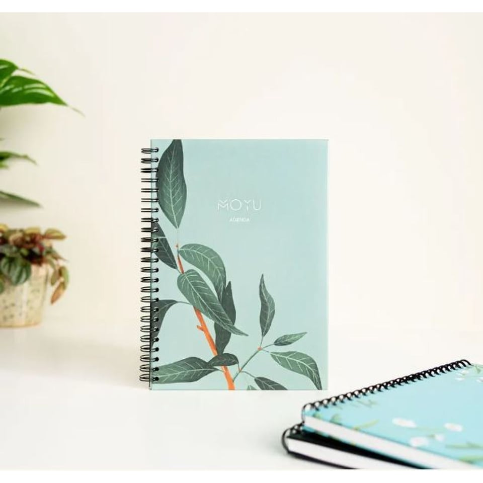 MOYU Agenda Lovely Leaf Steenpapier Uitwisbaar A5 Ringband Agenda
