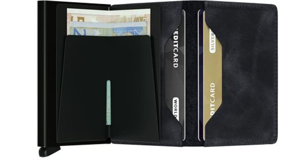 Slimwallet Vintage Black