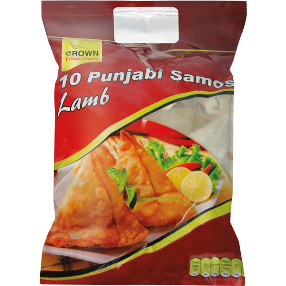 Crown Lamb Punjabi Samosa 10Pcs