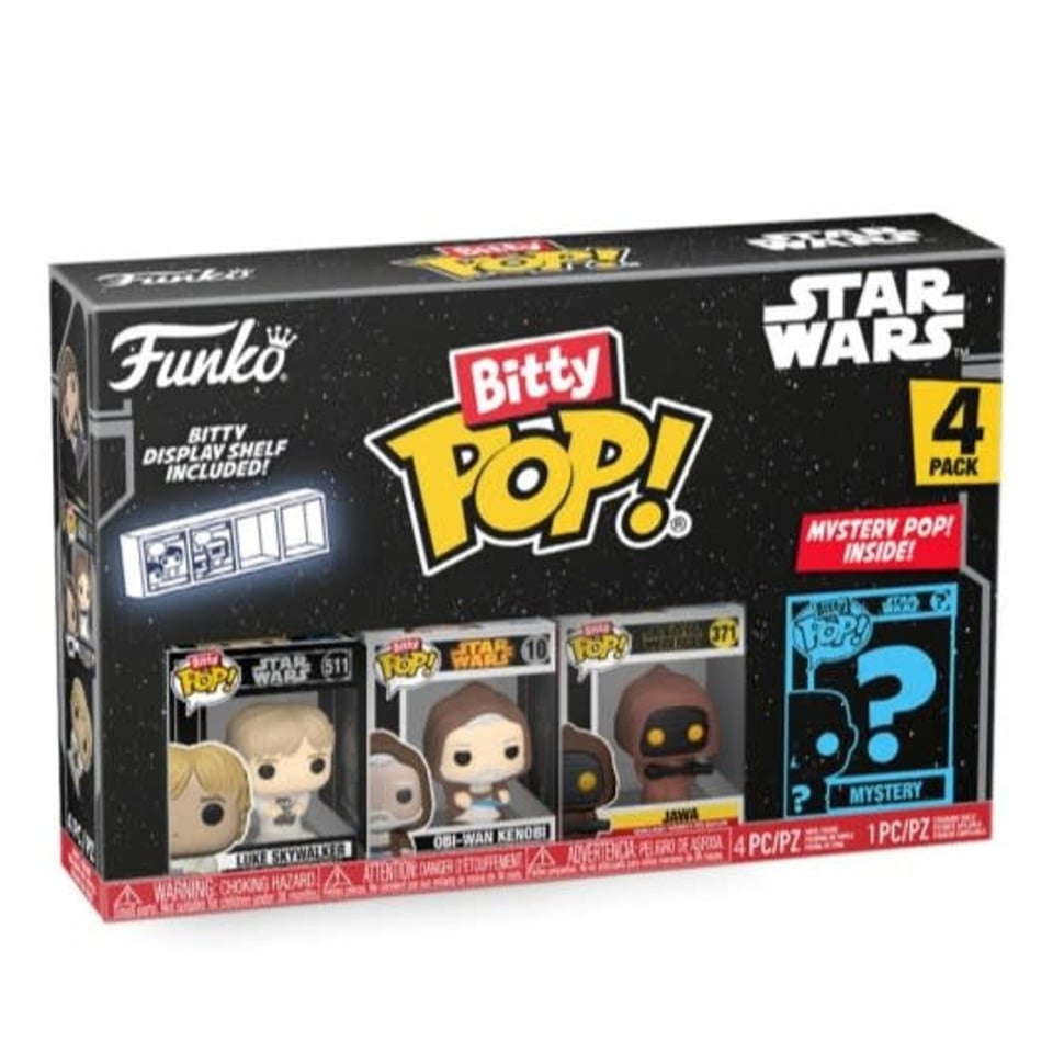 Bitty Pop! Star Wars A New Hope - Luke Skywalker 4-Pack