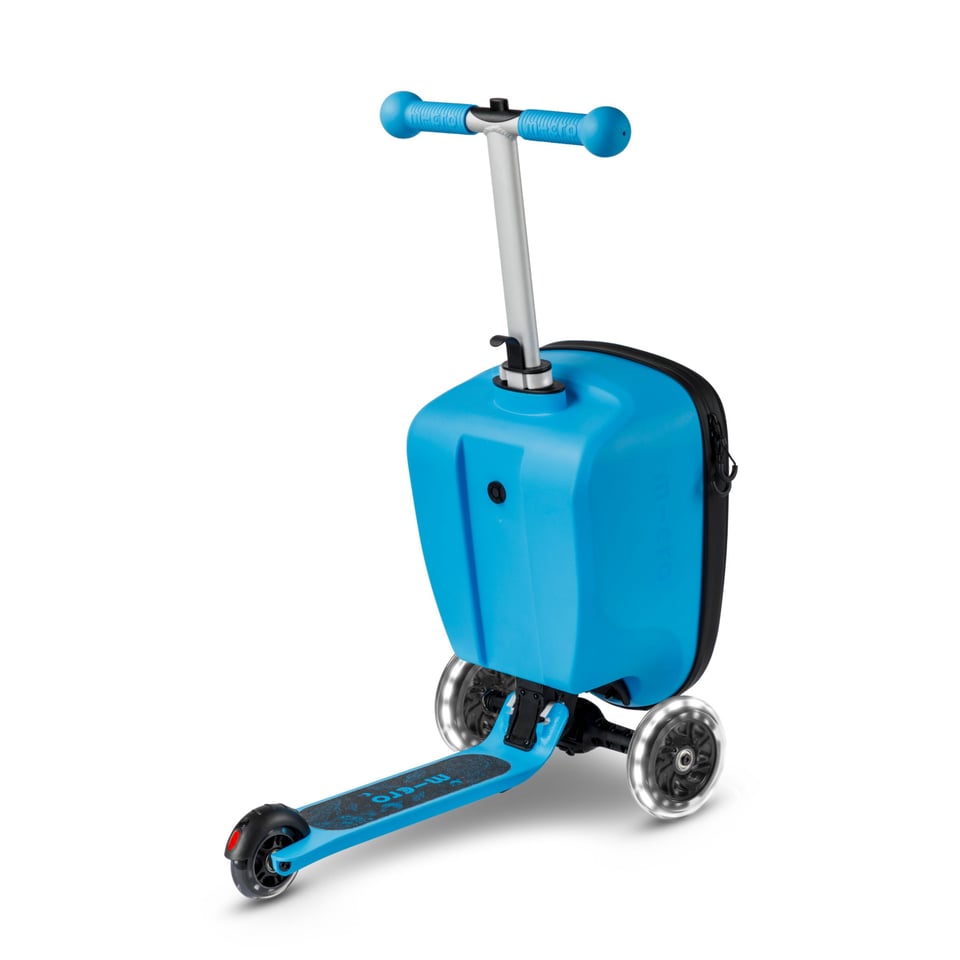 Micro Step Luggage Junior LED Patch & Play Blauw