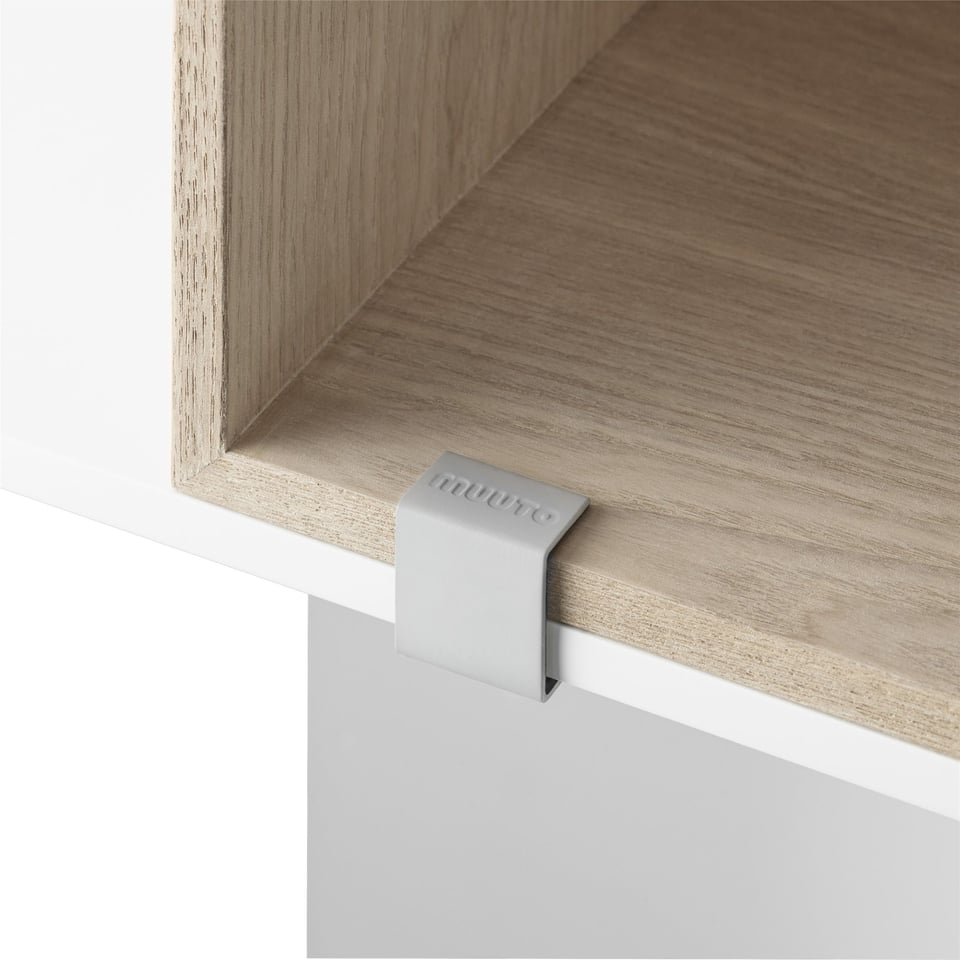 Muuto Mini Stacked 2.0 Clip Set 5 Light Grey
