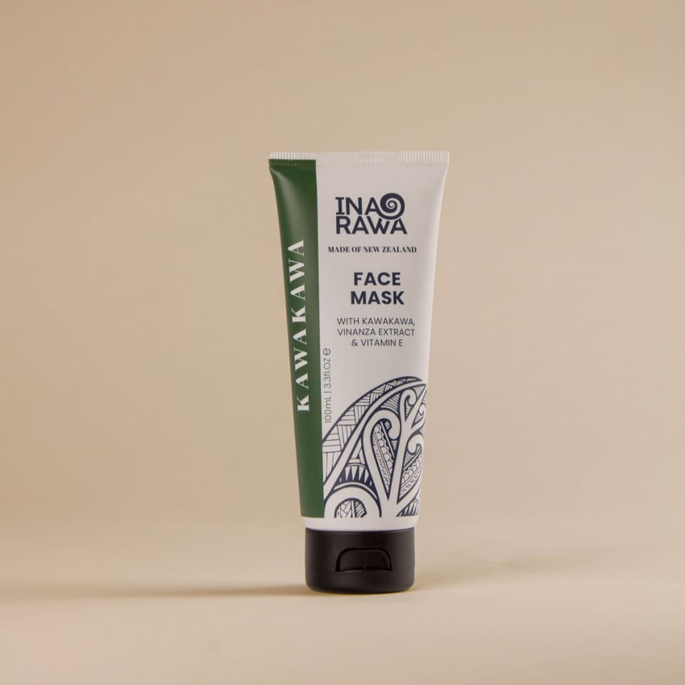 Ina Rawa Face Mask with Kawakawa, Vinanza Extract & Vitamin E