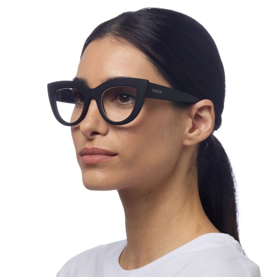 Leesbril CLAUDIA Cat-Eye Black OK023BK