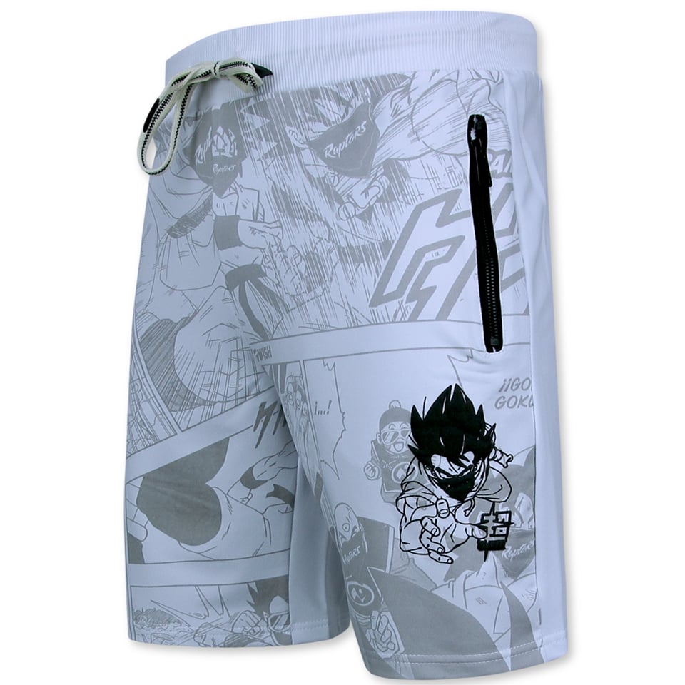 Twinset Dragon Ball - Zomerset Heren - Co Ord Set Dragon Ball - Combisets - 1681 - Wit