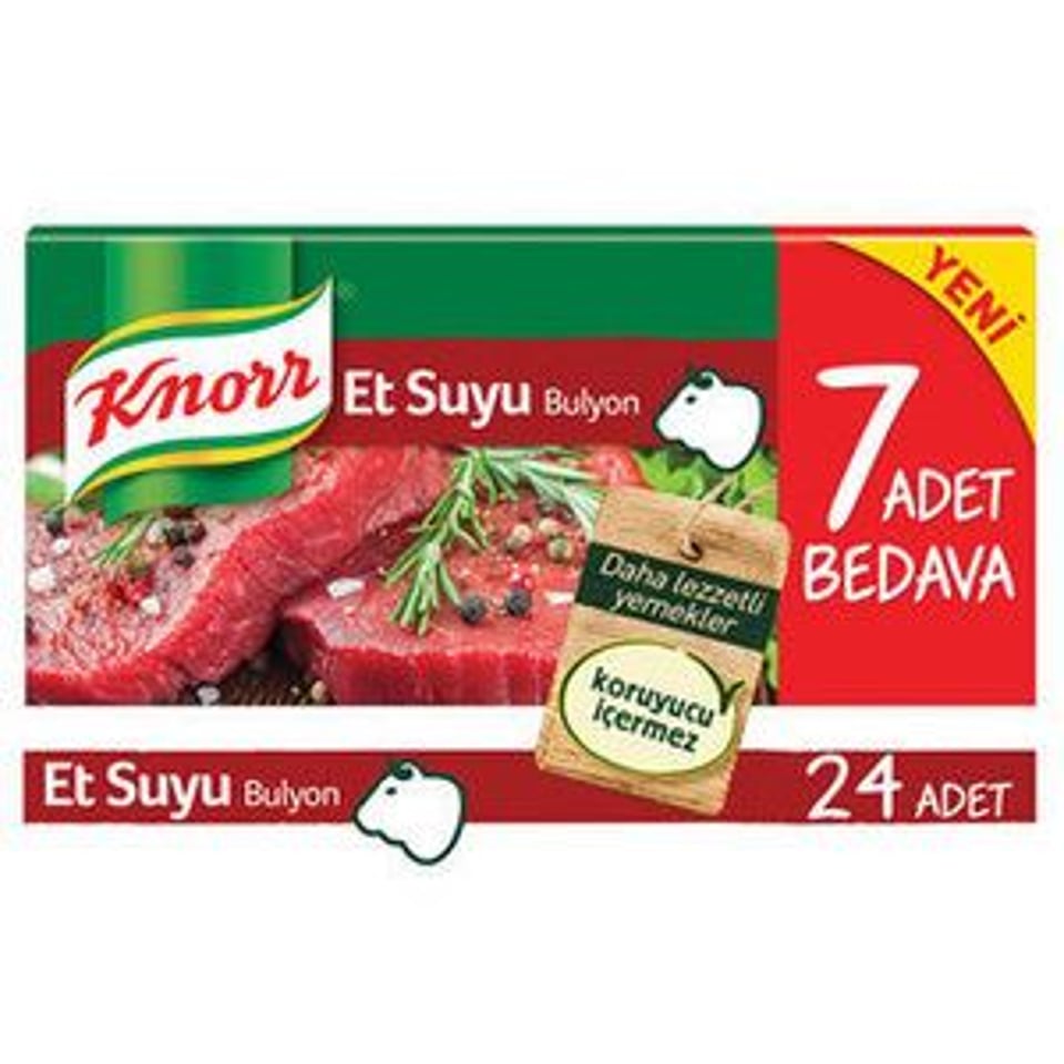 Knorr Rundvleesbouillon 24 Stuks