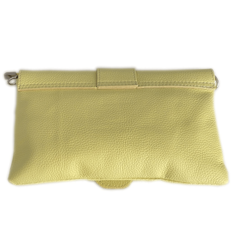 Clutch or Schoulder Bag Yellow
