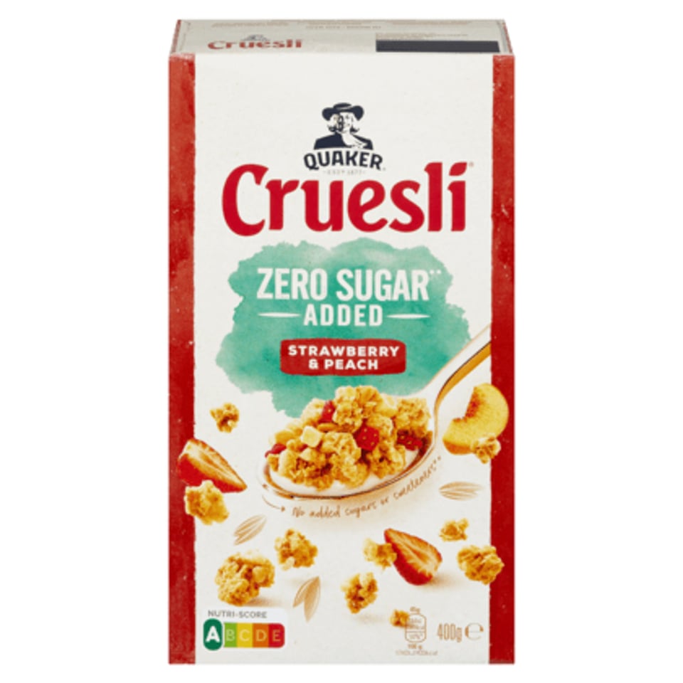 Quaker Cruesli Zero Sugar Added Strawberry