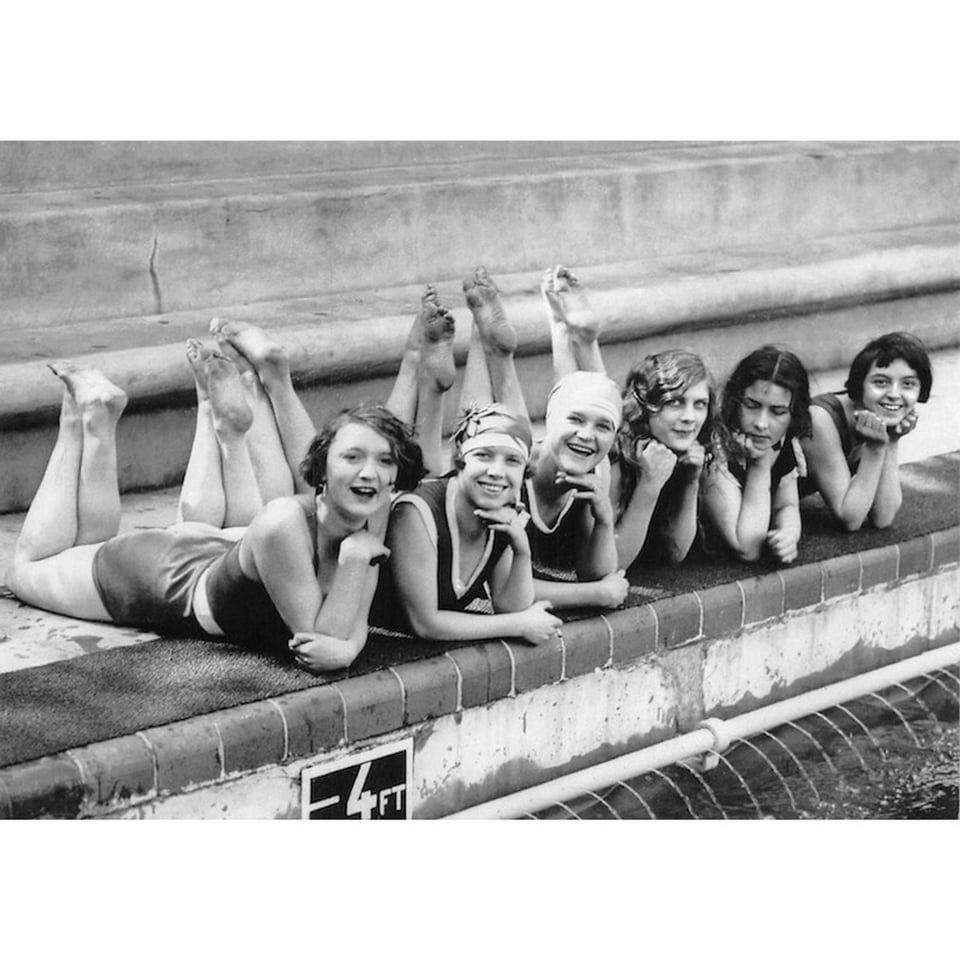 Postkaart - Ready to Swim