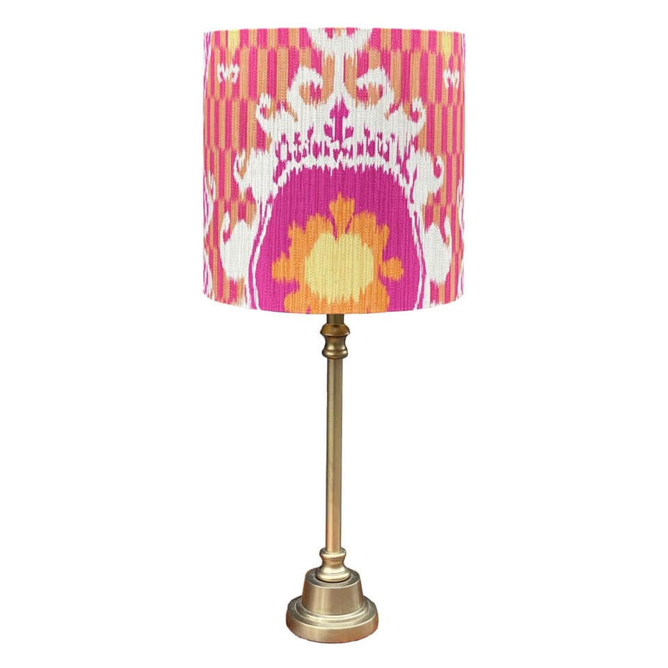 Lampenkap Persane Ikat Roze Beige 20x20cm