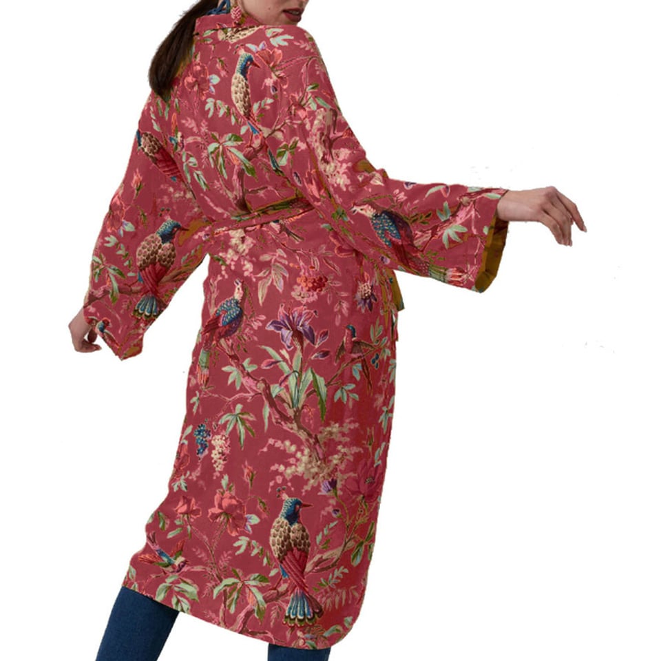Kimono Royal Paradise Mauve Viscose One-Size
